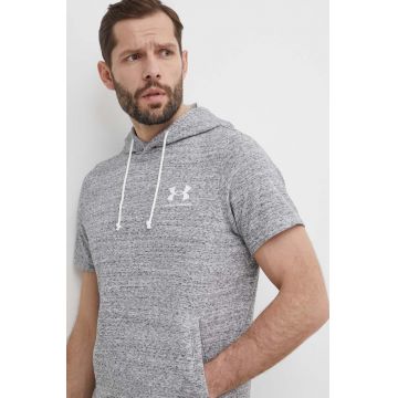 Under Armour hanorac de antrenament Rival culoarea negru, neted, 1370396