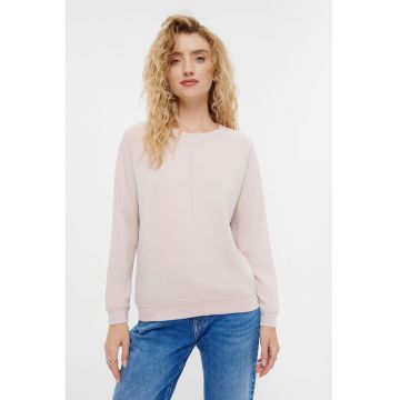 Bluza de trening cu decolteu la baza gatului si maneci raglan