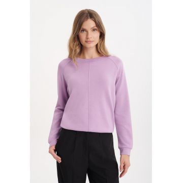 Bluza de trening cu decolteu la baza gatului si maneci raglan