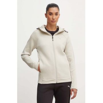 Puma bluza femei, cu glugă, neted, 681670