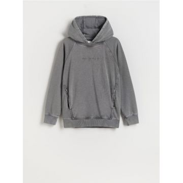 Reserved - Hanorac oversized - gri-închis