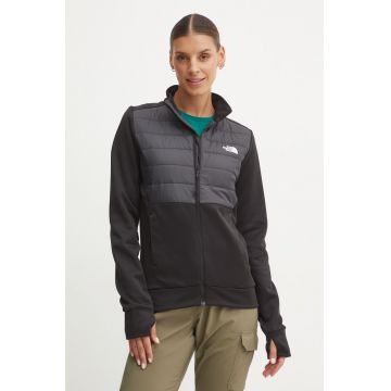 The North Face hanorac Reaxion Hybrid culoarea negru, NF0A8945KT01