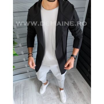 Cardigan barbati negru slim fit 2541 P19-2.2