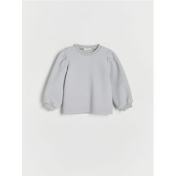 Reserved - GIRLS` JOGGING TOP - gri deschis