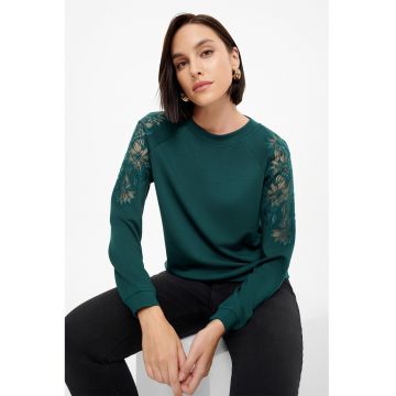 Bluza de trening cu maneci raglan