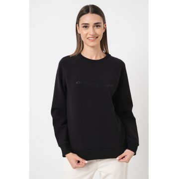 Bluza de trening cu logo din strasuri