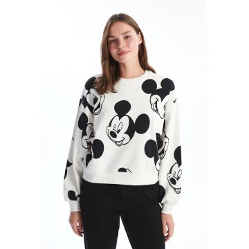 Bluza de trening cu imprimeu cu Mickey Mouse