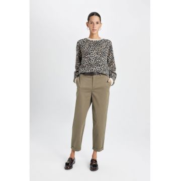 Bluza lejera de trening cu animal print