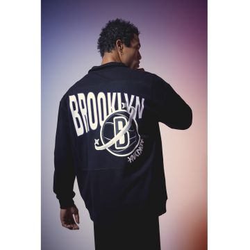 Bluza de trening supradimensionata Brooklyn Nets