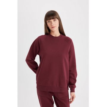 Bluza de trening supradimensionata cu maneci raglan