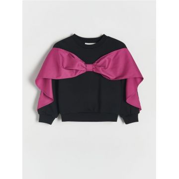 Reserved - GIRLS` JOGGING TOP - negru