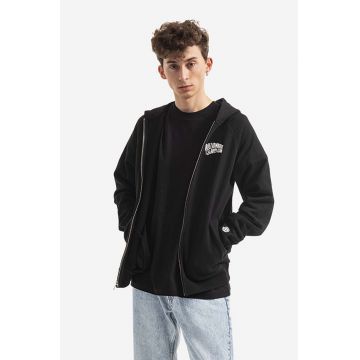 Billionaire Boys Club hanorac de bumbac bărbați, culoarea negru, cu glugă, cu imprimeu BC006-HEATHERGRE