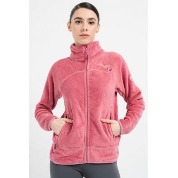 Bluza de trening din material fleece cu fermoar Upaline