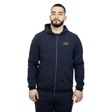 Hanorac EMPORIO ARMANI EA7 pentru barbati TRAIN GOLD M LABEL HOODIE - 7M0000350AF10343UB102