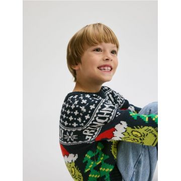 Reserved - BOYS` SWEATER - bleumarin