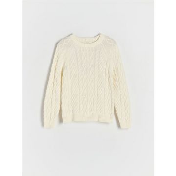 Reserved - BOYS` SWEATER - crem