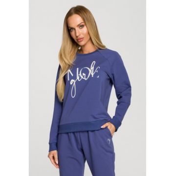 Bluza sport cu broderie -