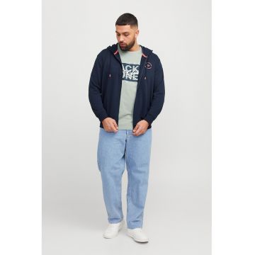 Hanorac plus size cu fermoar