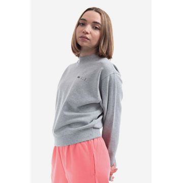 MCQ hanorac de bumbac femei, culoarea gri, uni 624675RSJ771230-grey