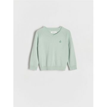 Reserved - BABIES` SWEATER - verde-pal