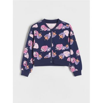 Reserved - GIRLS` JOGGING TOP - bleumarin