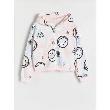 Reserved - GIRLS` JOGGING TOP - multicolor