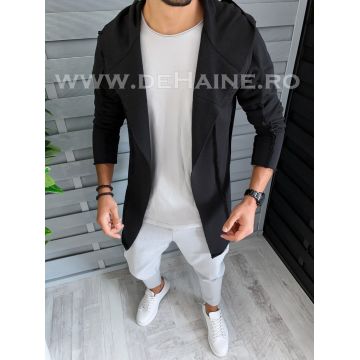 Cardigan barbati negru slim fit 2541 P19-2.2