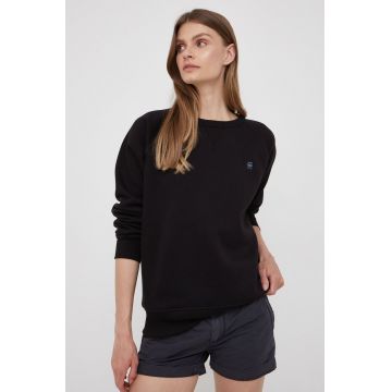 G-Star Raw bluza femei, culoarea negru, neted