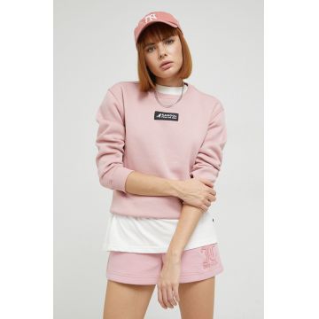 Kangol bluza femei, culoarea roz, cu imprimeu