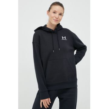 Under Armour bluză femei, culoarea negru, neted 1373033-690