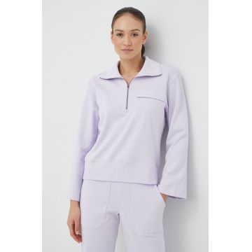 Columbia bluza femei, culoarea violet, neted